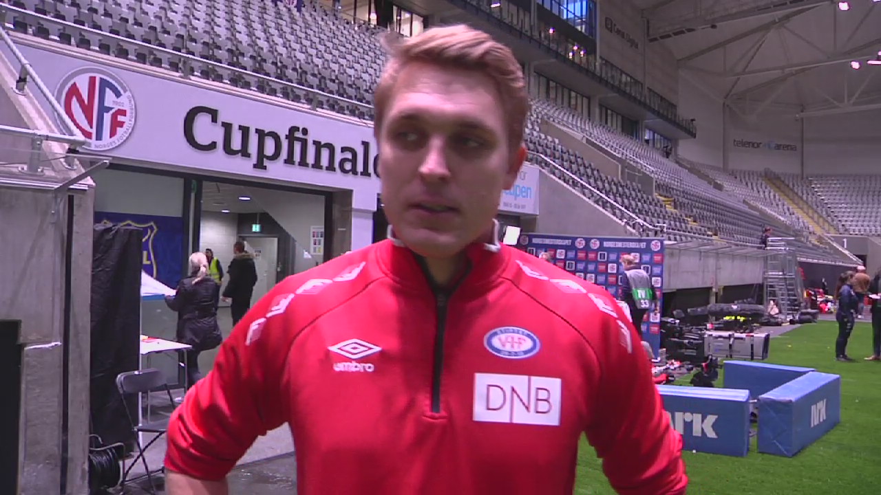 Gard Holme etter cupfinalen